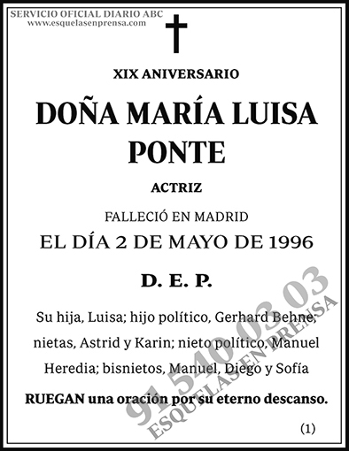 María Luisa Ponte
